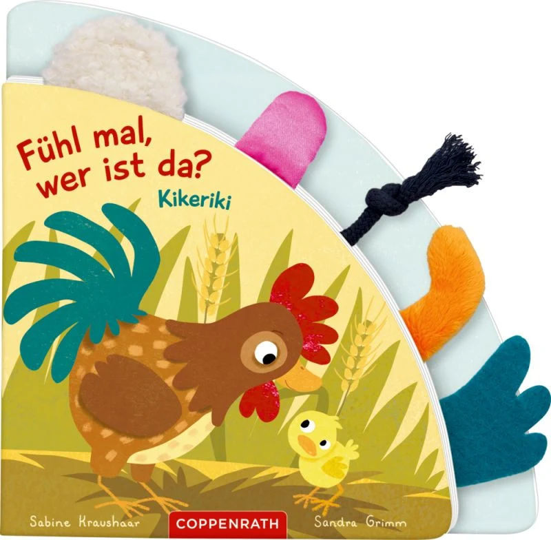 Fühlregisterbuch: Fühl mal, wer ist da? Kikeriki (Fühlen & begreifen) – Bild 2