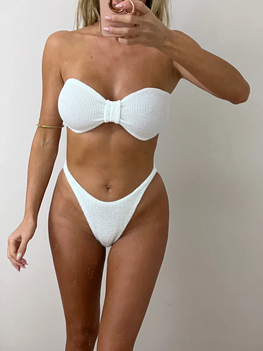 Saint-Tropez Sunrise™ - Bandeau-Bikini mit geraffter Büste – Bild 5