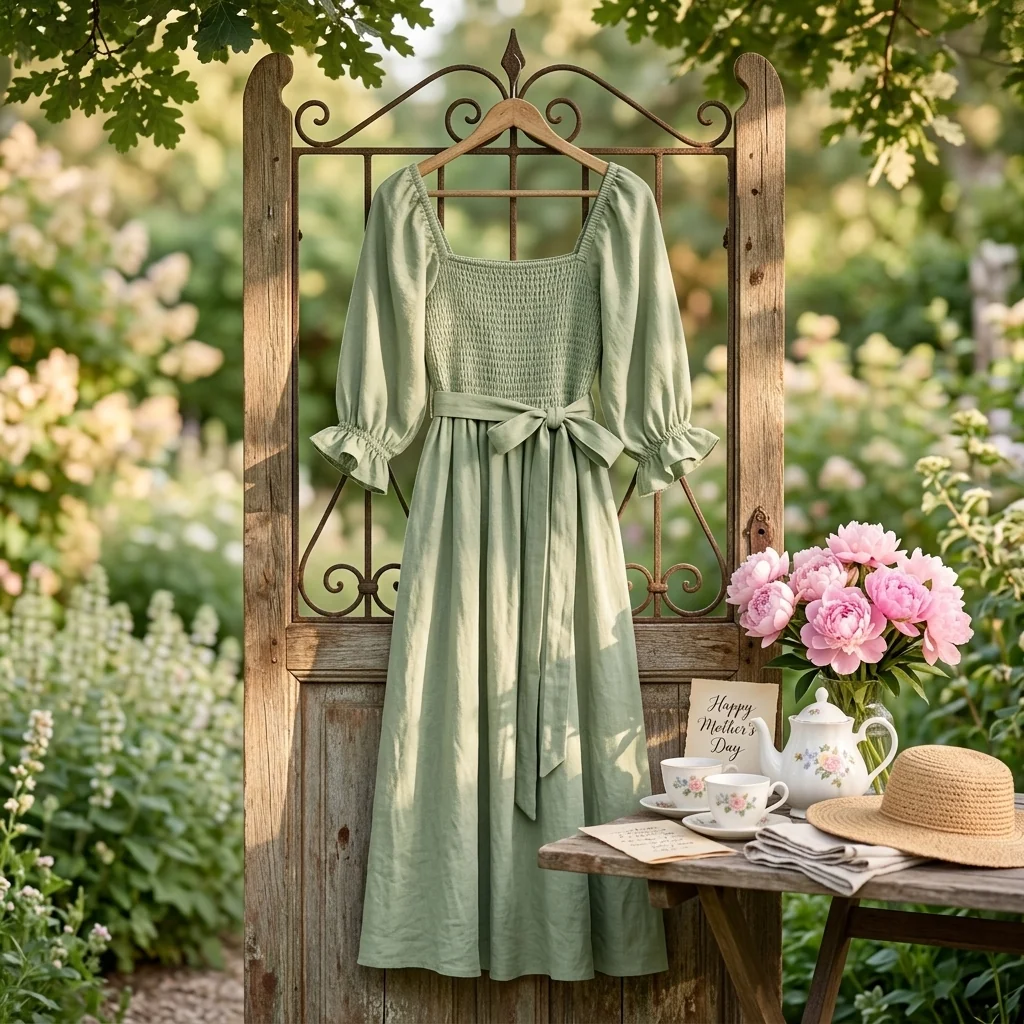 Vielseitiges Kleid mit französischen Rüschen und Lanternärmeln – Bild 4